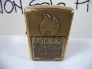 zippo lighter barrett smythe guarantee surprise b167 placca brass nuovo 1998 - Picture 1 of 8