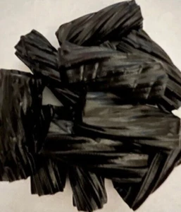 Black Licorice Twists - Chewy Black Licorice Candy {BULK- ONE POUND CANDY) - Picture 1 of 3