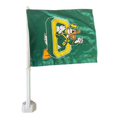 Bandeira de antena vintage Green Oregon Ducks fãs de futebol Disney Tailgating - Imagem 1 de 3