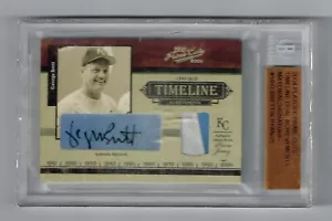 GEORGE BRETT NOLAN RYAN 2004 PLAYOFF PRIME CUTS AUTO AUFNÄHER DUAL # 7/25 - Bild 1 von 2
