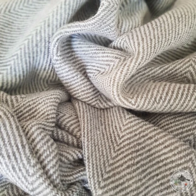 Cashmere Blanket " Sutra (सूत्र)" - Handmade From Nepal, Bedspread - Image 1 of 4