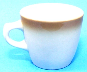 Shenango China Cup Vintage Restaurant Ware Diner Retro A-28 MCM Aerógrafo 6 OZ - Imagen 1 de 5