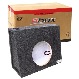 Atrend 8" Single Universal Truck Style Vented Subwoofer Enclosure - Mitered &... - Picture 1 of 6