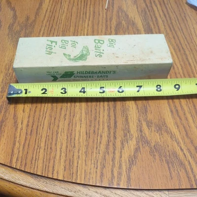 Hilanderos Hildebrandt vintage - caja de cebo solo no. Tornado negro 33-N  Foto 1 de 4