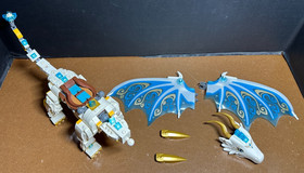Lego Elves Queen Dragon white for replacement parts Incomplete 41179