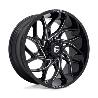 24x11 Fuel D741 RUNNER Gloss Black Milled Wheel 8x170 (0mm) - Image 1 of 4
