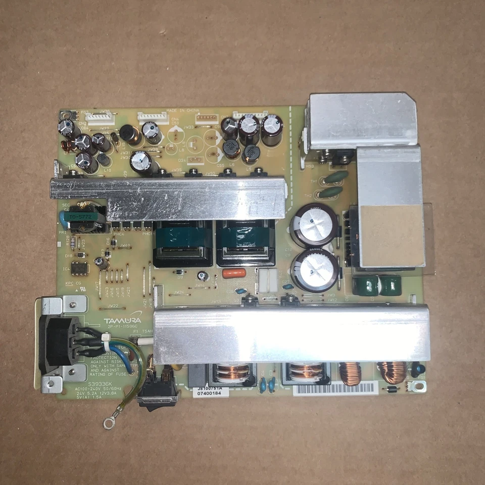 NEC LCD2490WUXI Monitor Power Supply Board  2P-P1-11596C S39336K - Image 1 of 2