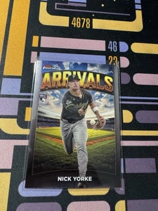 2025 Finest Arrivals #A21 Nick Yorke RC Pittsburgh Pirates - Picture 1 of 2
