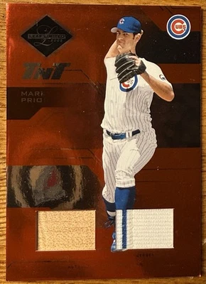 MARK PRIOR ~ 2005 Leaf Limited ‘TNT’ Dual Bat Jersey #40/50  Chicago Cubs - Image 1 of 2