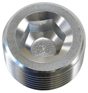 Aeroflow AF932-06S Npt Plug 3/8" Silver 3/8" Npt - Picture 1 of 1
