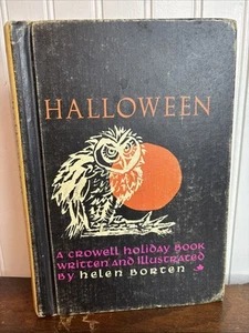 Halloween By Helen Borten 1965 Crowell Holiday Books: Hardback, Great Ex-libris - Bild 1 von 9