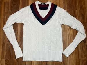 $128 BROOKS BROTHERS NWOT Women's Small Supima Cotton Cable-Knit Sweater Preppy - Picture 1 of 11