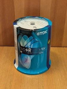 TDK DVD+R Registrabile 1-16x 4.7GB/Go 100 CONFEZIONE Mandrino SIGILLATO NUOVO-SPEDIZIONE GRATUITA! - Foto 1 di 6