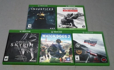 Microsoft Xbox One Assorted Video Games Lot of 5, Tested Working - Image 1 of 3