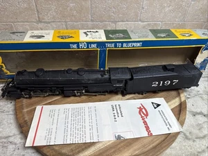 Spur HO AHM Rivarossi A.T.&S.F. USRA MALLET Dampflok 2-8-8-2 #2197 Karton! - Bild 1 von 24