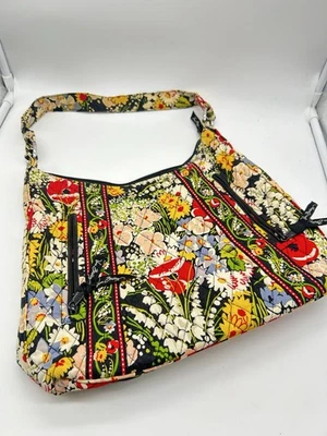 Vera Bradley Lisa B Poppy Fields Purse Retired Floral Quilted Shoulder Bag - Image 1 of 4