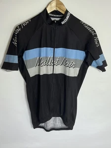 Bio-Racer Cycle Jersey Maillot Noir | Men's | Black/Blue/Grey | Large | - Picture 1 of 10