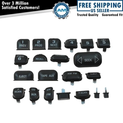 Juego de kit de botones de radio Dorman 76821 para Chevy GMC Cadillac Isuzu Foto 1 de 4