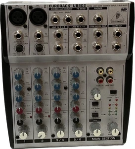Behringer Eurorack UB802 Ultra-Low Noise 8 Input 2 BUS Mixer NO CORDS AS IS - Picture 1 of 9