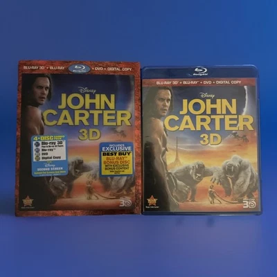 John Carter (3D Blu-ray DVD Digital Bonus) 5-Disc Best Buy Lenticular Slipcover - Image 1 of 4