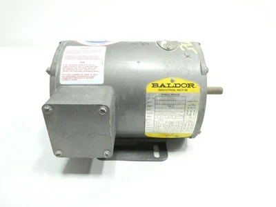 Baldor M3011 Ac Motor 48 1ph 1/2hp 1140rpm 208-230/460v-ac - Image 1 of 4