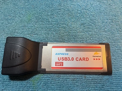 NEUWERTIGE  2 Port USB 3.0 ExpressCard mit UASP Unterstützung---  SUPER SCHNELL - Bild 1 von 4