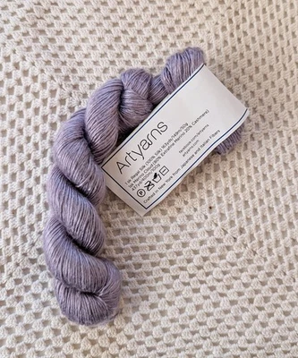 Artyarns "Regal Silk" 100% Silk Yarn - 50g / 163 yds Color 239 Dusty Purple - Image 1 of 3