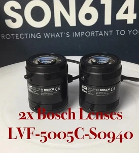 2x BOSCH LVF-5005C-S0940 SURVEILLANCE LENSES W/9-40mm 5MP 1/2.5” SR-IRIS TESTED! - Picture 1 of 9