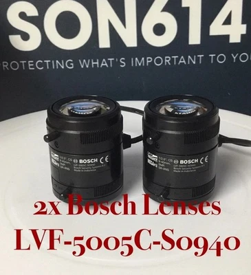 2x BOSCH LVF-5005C-S0940 SURVEILLANCE LENSES W/9-40mm 5MP 1/2.5” SR-IRIS TESTED! - Image 1 of 4