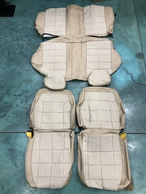 Jeep Cherokee Country ZJ 93-98 Brand New NOS OEM Cloth Seat Skins/Covers SAND - Image 1 of 4