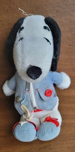 1968 Vintage Dress Me Snoopy Peluche 12" Knickerbocker Peanuts - Imagen 1 de 8