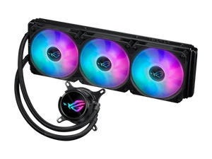 ASUS ROG Strix LC III 360 ARGB all-in-one CPU liquid cooler with 360° rotatable - Picture 1 of 5