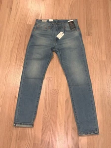 Levi's Premium 512 Slim Taper Men's Selvedge Jeans Hemp Blend Stretch Blue 31x32 - Picture 1 of 11