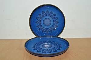 Denby Azul Medianoche - 2 platos de té/pan y mantequilla de 17 cm (#C1) - Imagen 1 de 4