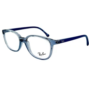 Ray Ban Jr RB1900 Unisex Kids Plastic Eyeglass Frame 3897 Transparent Blue 47-15 - Picture 1 of 5