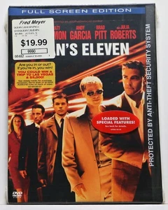 Ocean's Eleven DVD, 2002, Full Screen George Clooney/Matt Damon NEW SEALED! - Picture 1 of 2