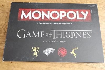 2019 HASBRO MONOPOLY BOARD GAME GAME OF THRONES COLLECTORS EDITION COMPLETE - Image 1 of 4