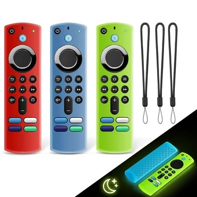 3 Pack Fire Stick Remote Cover, Silicone Remote Case For 2021 Fire Tv  - Image 1 of 4