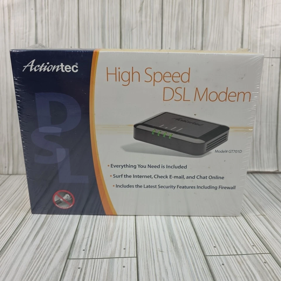 Actiontec GT701D Ethernet DSL Modem with Routing Capabilities ADSL 2+ Modem - Image 1 of 4