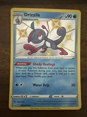 Pokémon TCG Drizzile SV026/SV122 Shiny Rare Holo Card Shining Fates  - Image 1 of 2