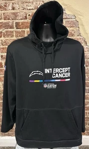 Sudadera con capucha Nike NFL Therma Fit Los Angeles Chargers Intercept Cancer para hombre 2XL - Imagen 1 de 8