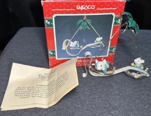 Enesco Ornament 1992 All Eye Want for Christmas #2 Spectacles Mice Mouse Glasses - Picture 1 of 21