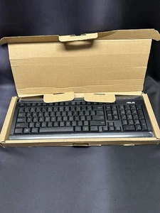 ASUS Wired Keyboard Model KB73211 P/N 0k001-001900DP Black New - Picture 1 of 6