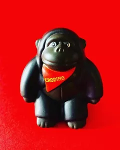 🔴 gorillla CRODINO introvabile pupazzo pubblicitario vintage gomma antistress - Foto 1 di 5