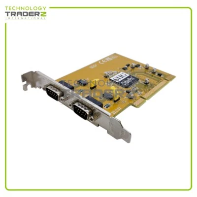 P054-Y2 SIIG Dual 9-Pin Serial Port V5.0 PCI Adapter JJ-P20212 J75543601619 - Image 1 of 3