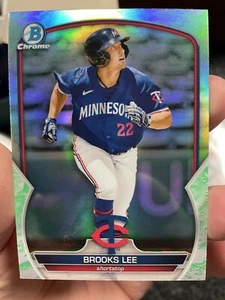 2023 Bowman Chrome Brooks Lee Lunar Glow RC Refractor #BCP-31 Minnesota Twins 🔥 - Picture 1 of 2