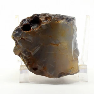 725ct gelb blauer Chalzedon grober natürlicher Mineral Achat Kristall Präparat Afrika - Bild 1 von 7