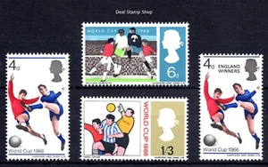 1966 Football World Cup Set Including Cup Winners Stamp Unmounted Mint MNH - Picture 1 of 1