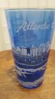 Atlantic City Shore Vintage Souvenir Tumbler Blue Hazel Atlas Jersey Shore Ritz