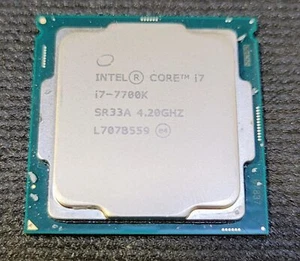 Intel Core I7 7700K 4.2 GHz Quad-Core Eight-Thread CPU Processor 8M 91W LGA 1151 - Picture 1 of 1